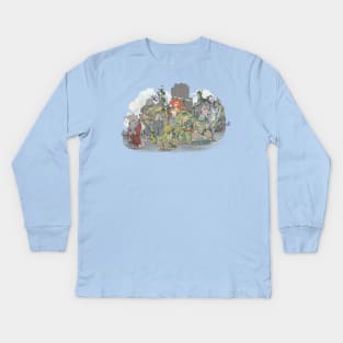 the crew tmnt Kids Long Sleeve T-Shirt